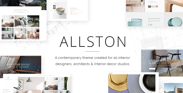 Allston - Contemporary Interior Design and Architecture WordPress Theme Logo